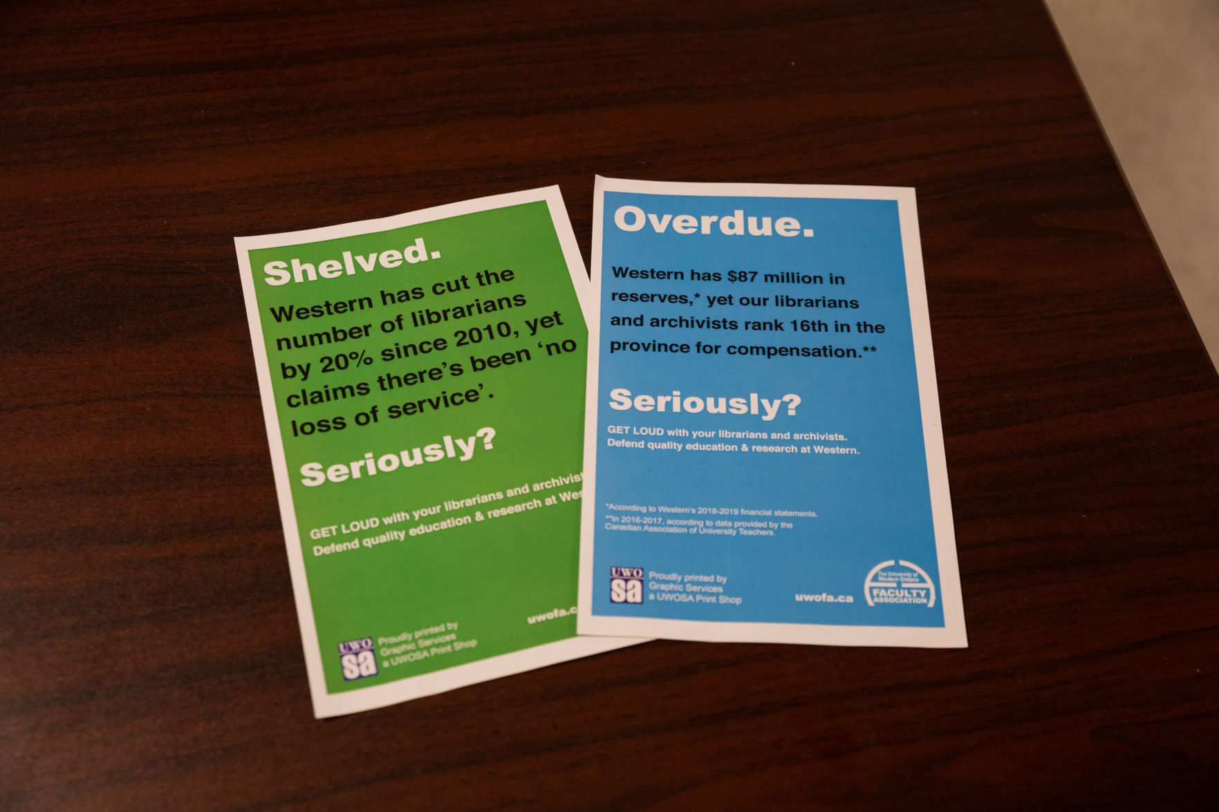 UWOFA Leaflets